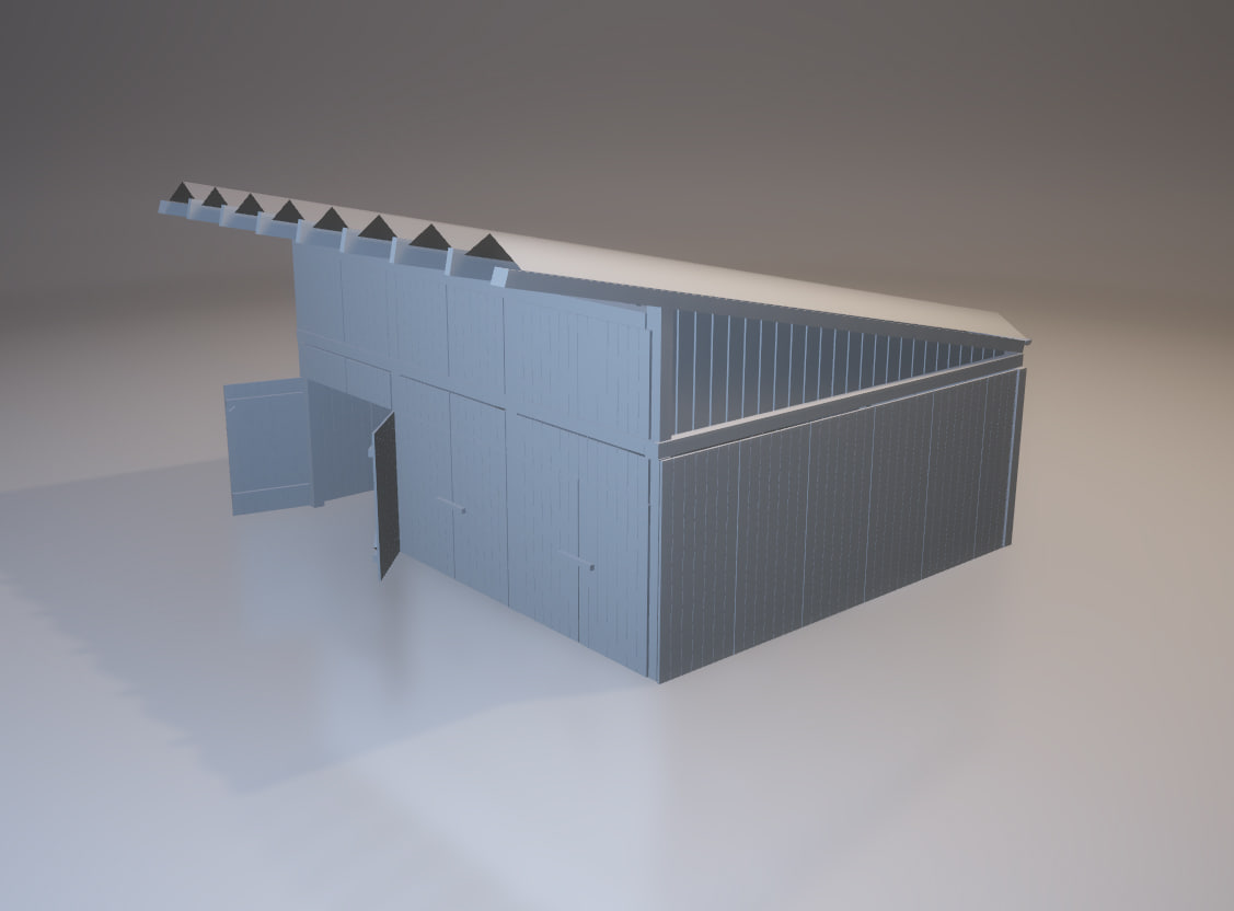 Barn 3D Model