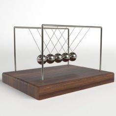 Newton Cradle 2 3D Model
