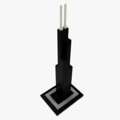 Willis Tower LEGO 3D model 3D Model