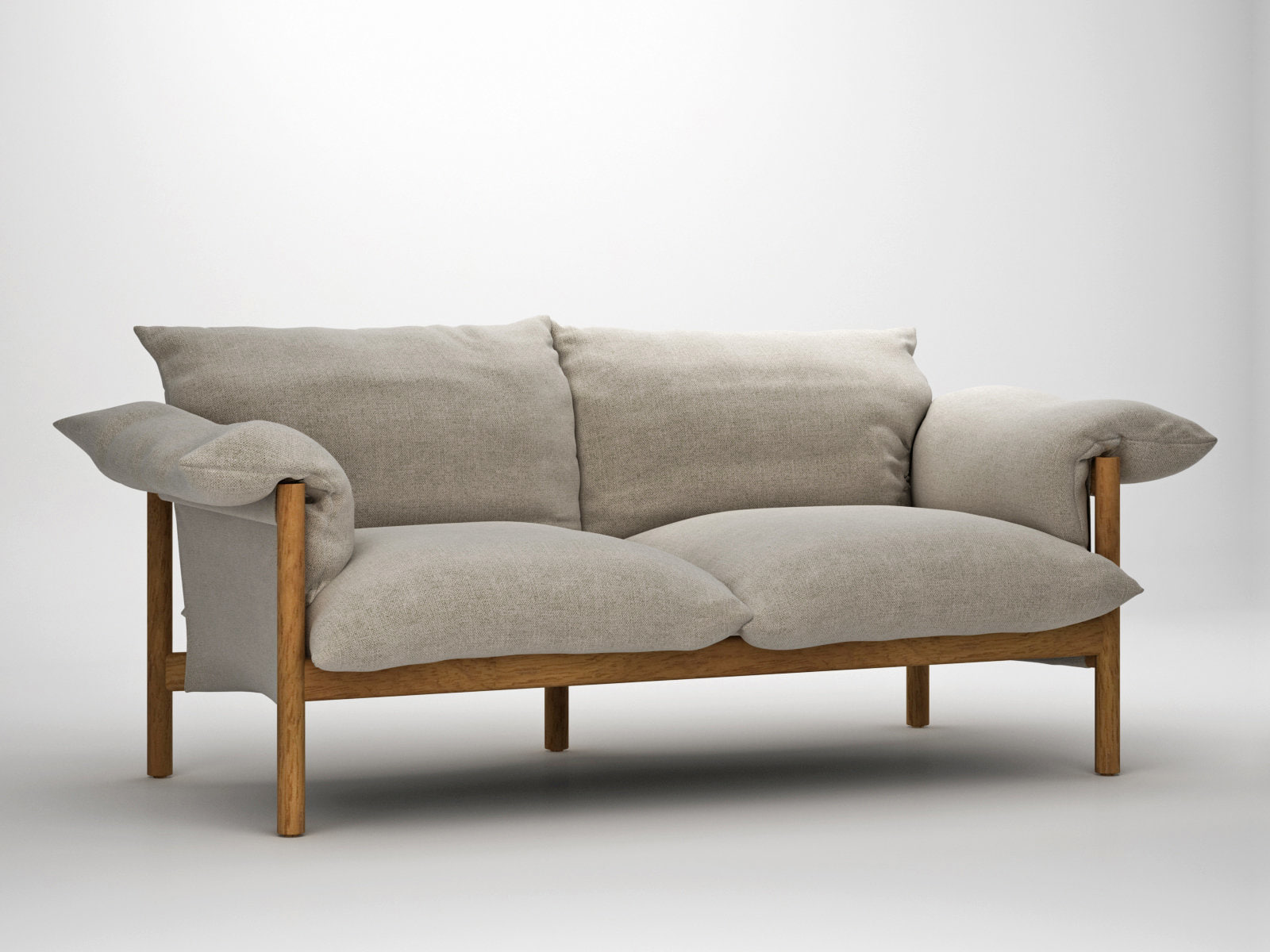 Wilfred Sofa 184 3D Model