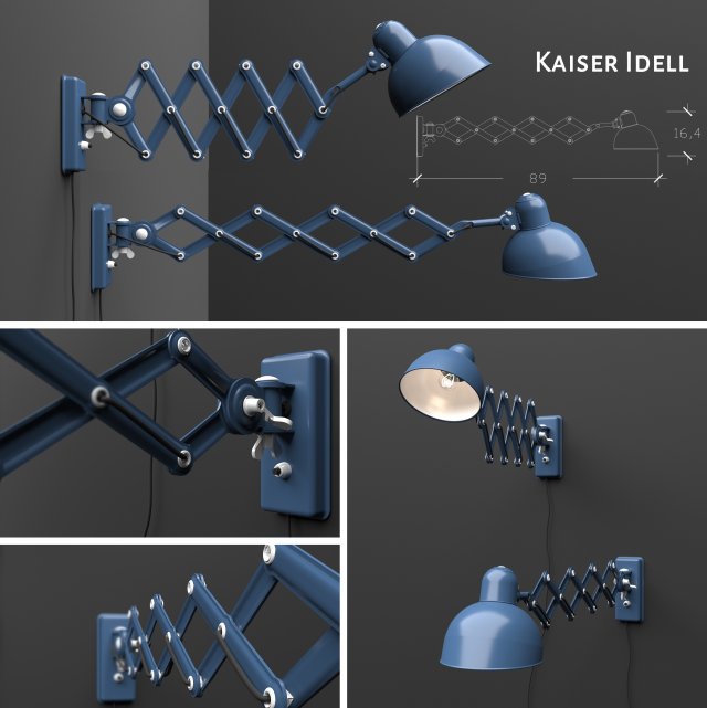 Lamp Kaiser Idell 3D Model