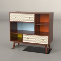 Ana Vintage Cabinet 3D Model