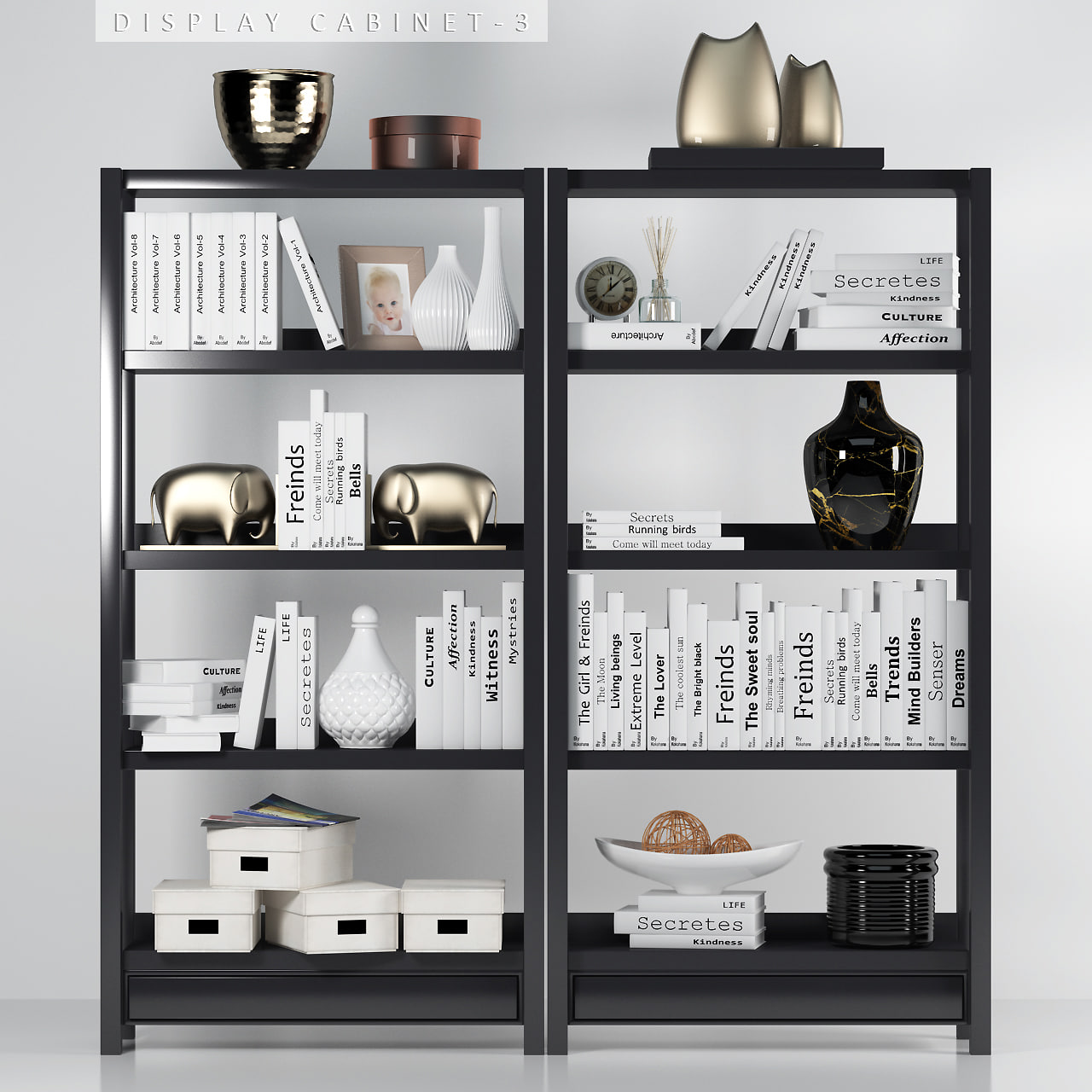 Display cabinet 3 3D Model
