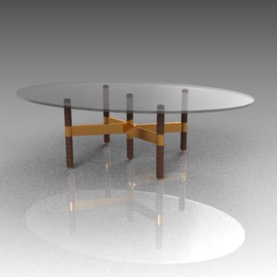 Helix tables 3D Model