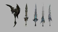 Sword 3d Obj 3D Model