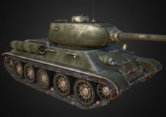 My first model of T34 tank 3D Model