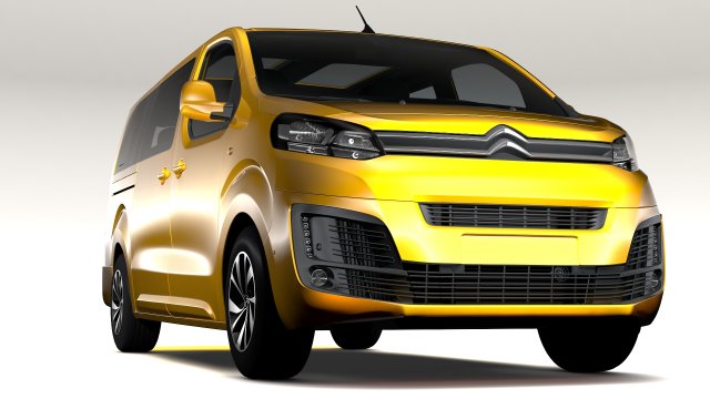 Citroen SpaceTourer L3 2017 3D Model