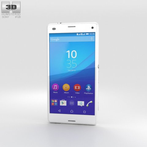 Sony Xperia A4 SO-04G White 3D Model