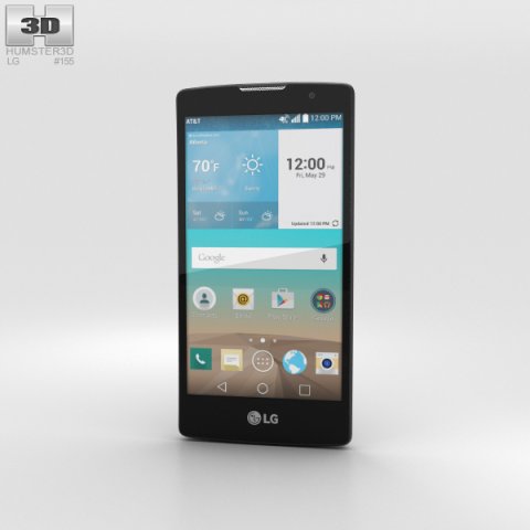 LG Escape 2 Silver 3D Model