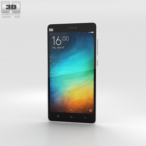 3D Xiaomi Mi 4i White 3D Model