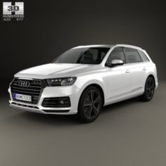 Audi Q7 e-tron 2017 3D Model
