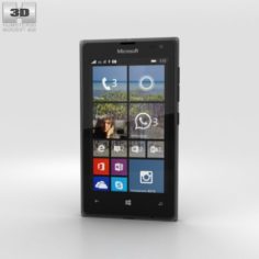 Microsoft Lumia 532 Black 3D Model