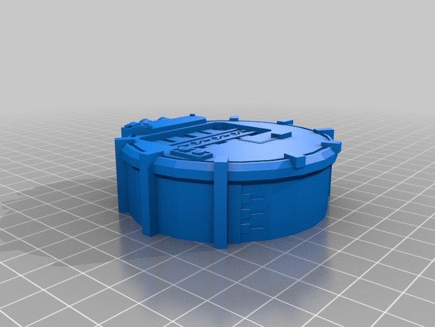 Round Tank Factory 3D Print Model