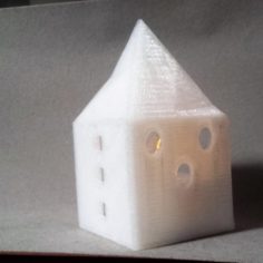 Small illuminated house 3D Print Model