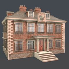 Low Poly House 01 3D model 3D Model
