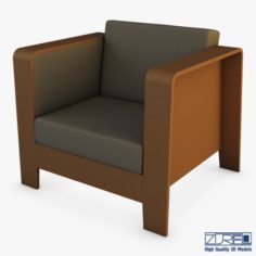 Qo2 chair by Erik Jorgensen 3D Model