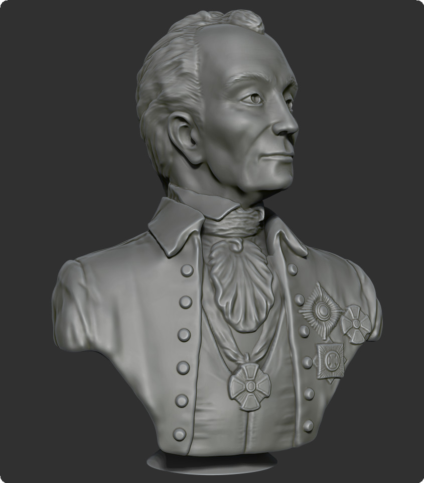Suvorov Alexander Vasilyevich 3D Model