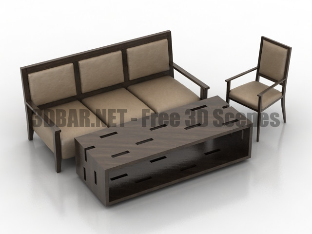 Sofa table chair 3D Collection