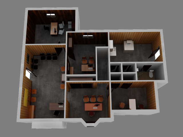 Office 3d floor plan 3D Model