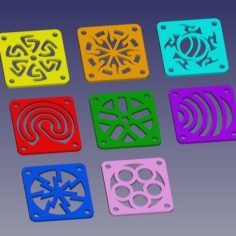 40mm_fan_cover_set 3D Print Model