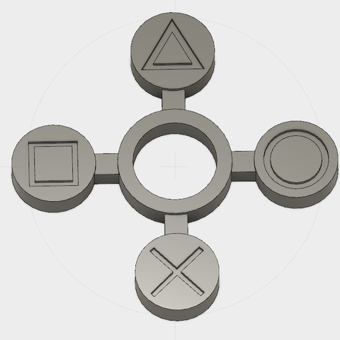 Playstation Handspinner v2 3D Print Model