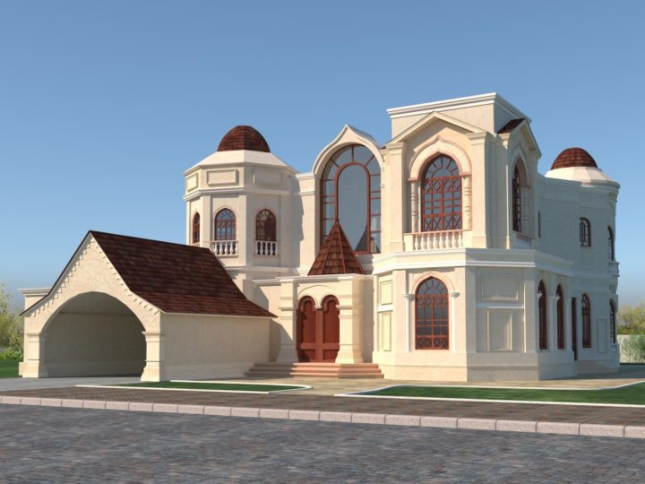 3D Russian House 2 3D Model