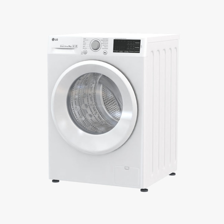 3D Washing Machine LG FH4U2VDN1 3D Model