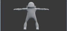 Low Poly character 3D Model