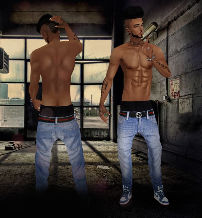 imvu bottom jeans(1) 3D Model