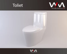 toilet mordern style 3D Free 3D Model