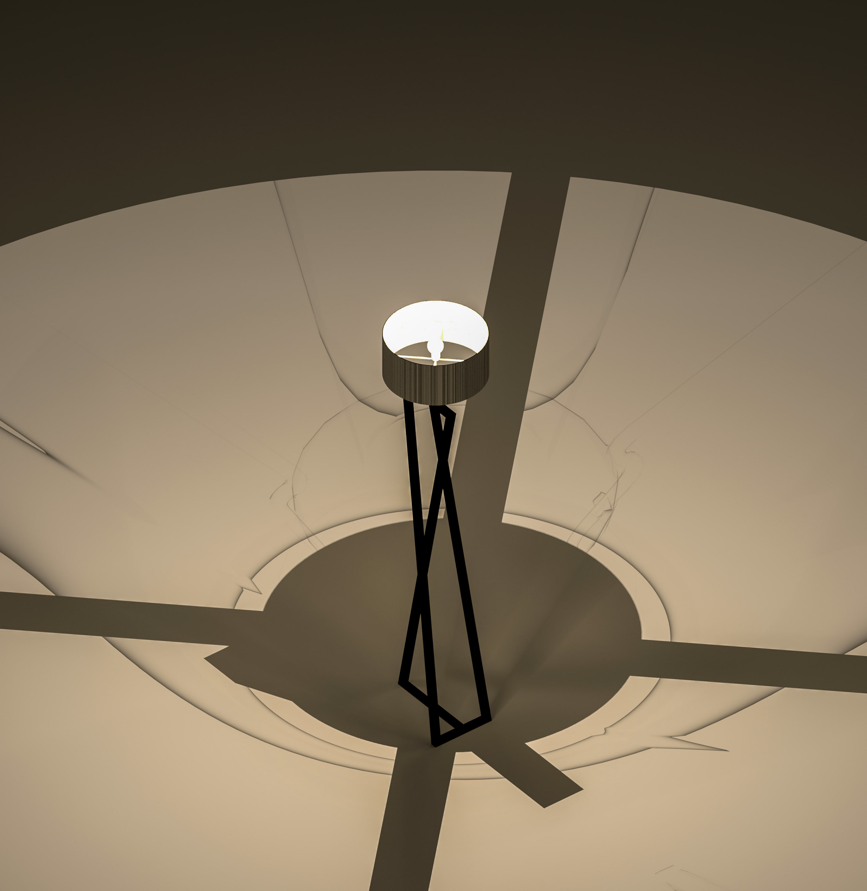 Lighting stand (Revit) 3D model 3D Model