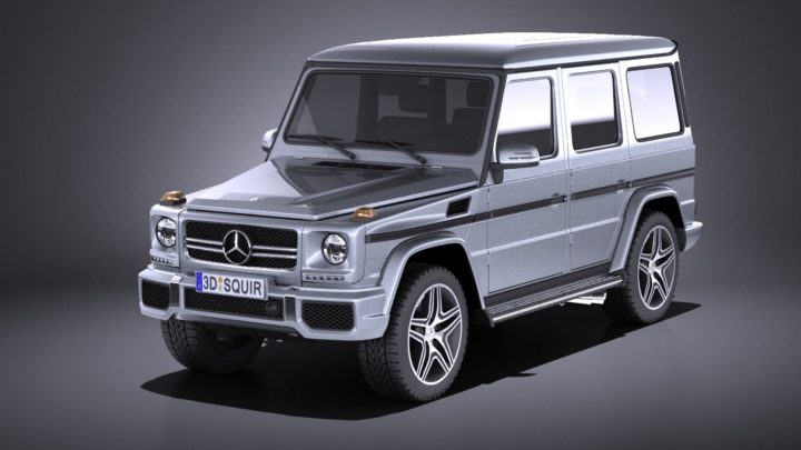 Mercedes G63 AMG 2015 VRAY 3D Model