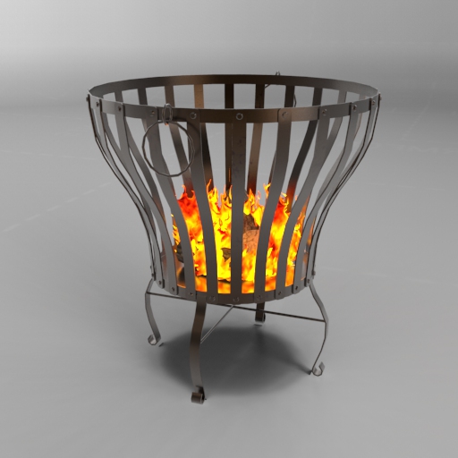 Nest Firepit 3D Model