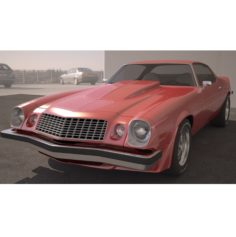 3D Chevrolet Camaro 1976 model 3D Model
