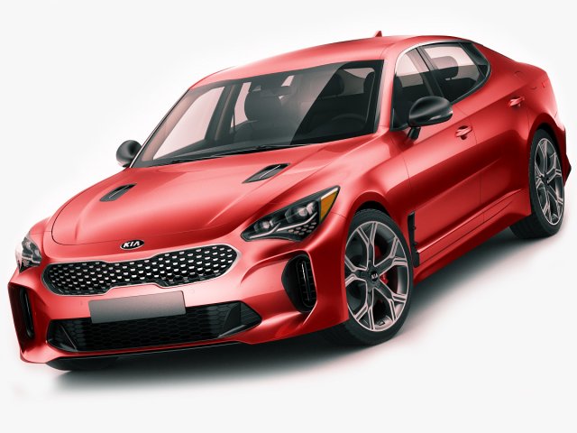 Kia Stinger GT 2017 3D Model