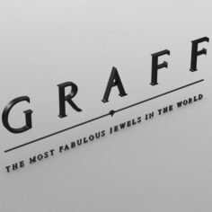 Graff logo 3D Model