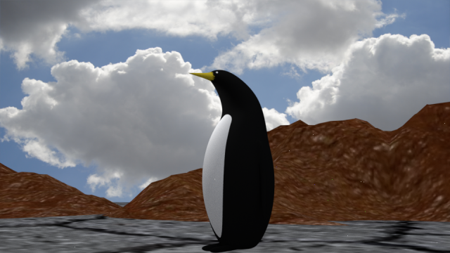 3D Rigged Penguin model 3D Model