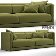 Fendi casa conrad maxi sofa 3D Model