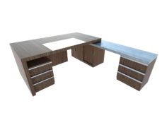 Executive Desk 3D Model