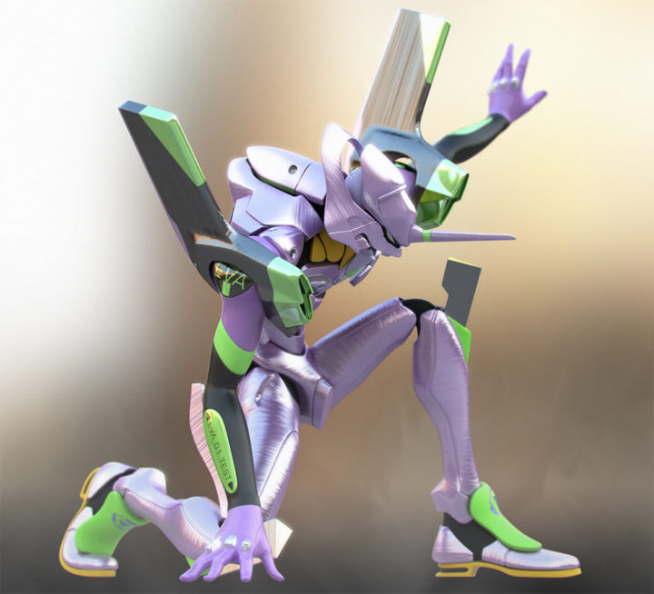 3D Evangelion Model 3D Model