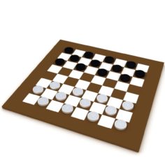 checkers 3D Model