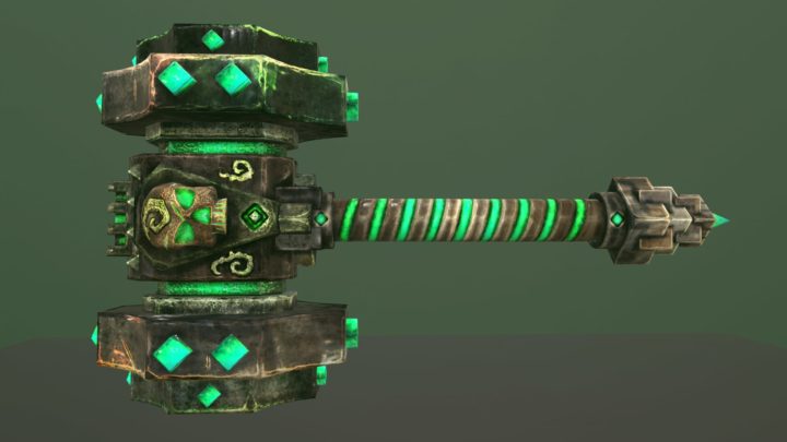 Hammer of the undead 3D Model