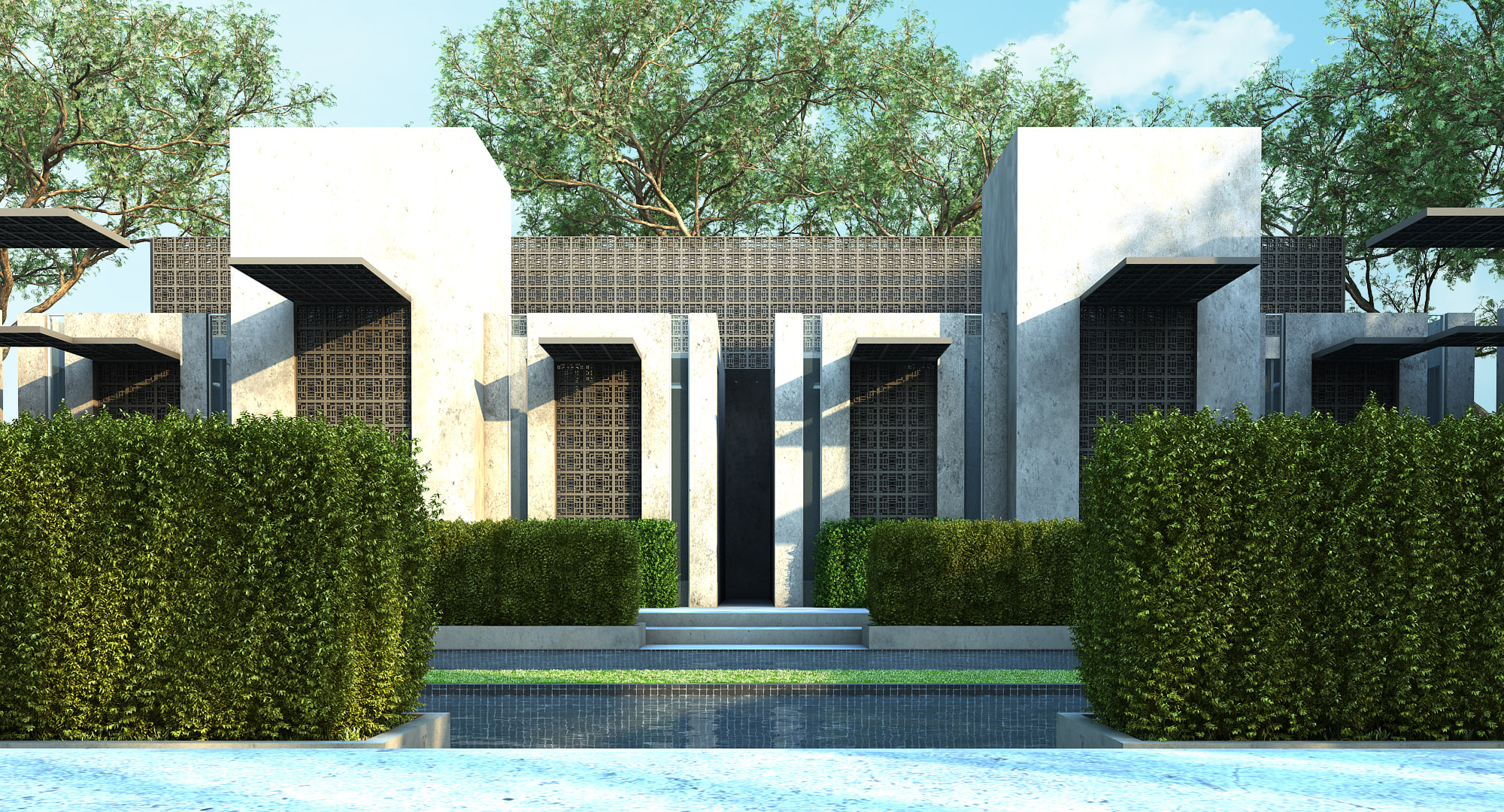 ovalifolium aureum 3D model 3D Model