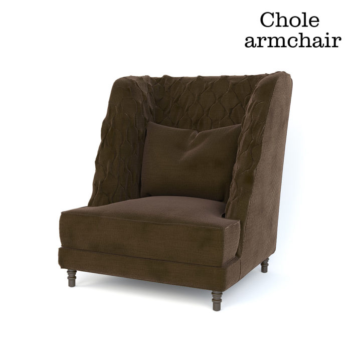 3D Chole louhge chair 3D Model