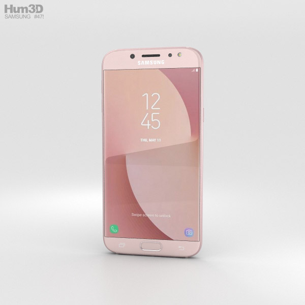 Samsung Galaxy J7 (2017) Pink 3D Model