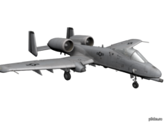 A10-Warthog 3D Model