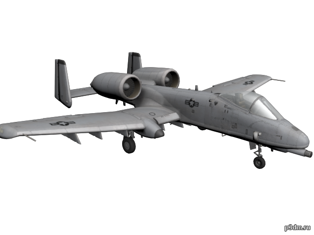 A10-Warthog 3D Model