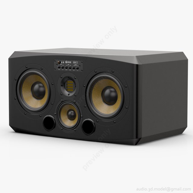 Adam Audio S3X-H 3D Model