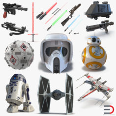 Star Wars Collection 3D Model