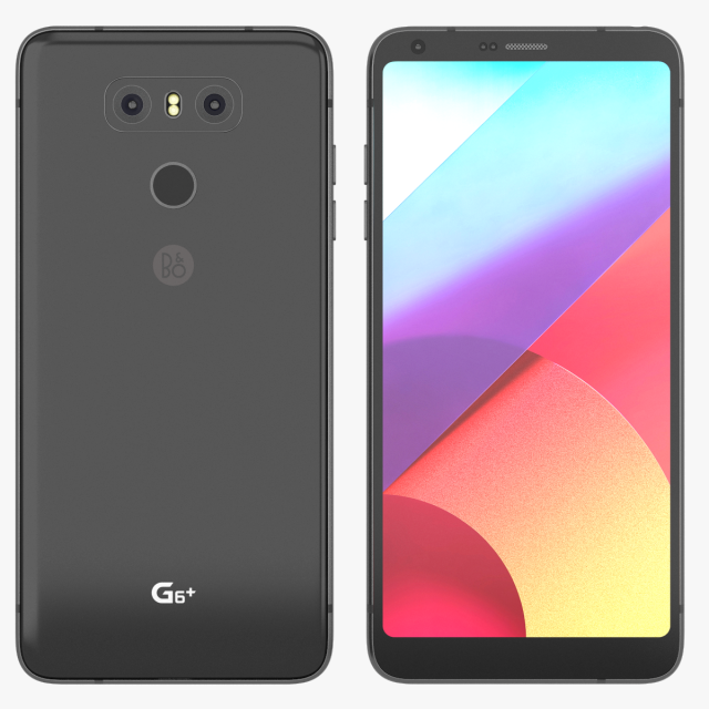 LG G6 Plus Optical Astra Black 3D Model